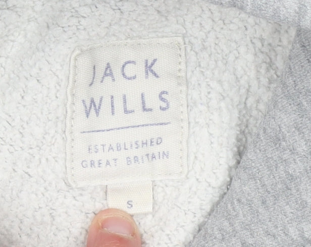 Mens UK S Regular Jack Wills Grey Pullover Hoodie