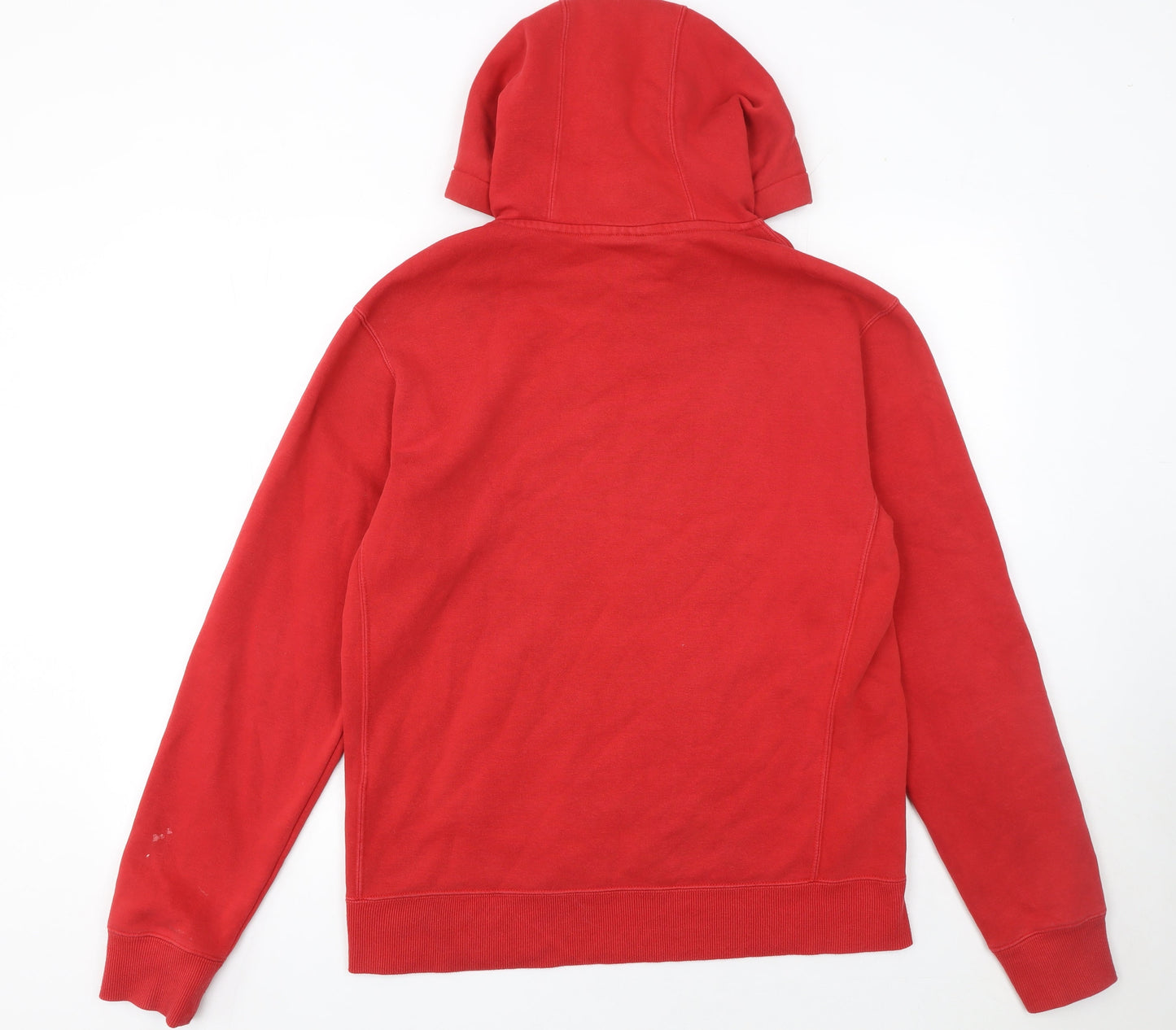 Mens UK M Regular FILA Red Pullover Hoodie