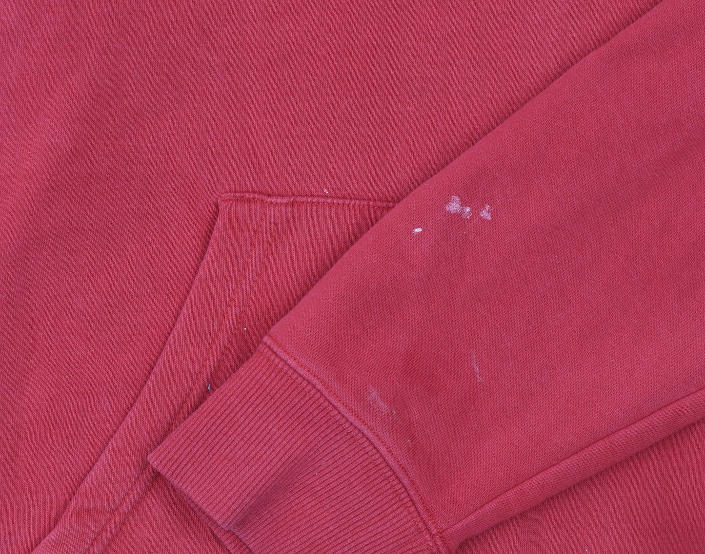 Mens UK M Regular FILA Red Pullover Hoodie