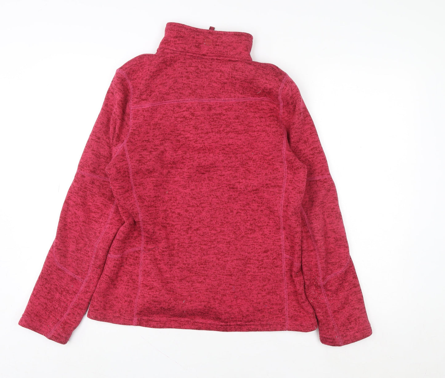 Womens UK 10 Regular Mountain Warehouse Red Pullover Sweatshirt