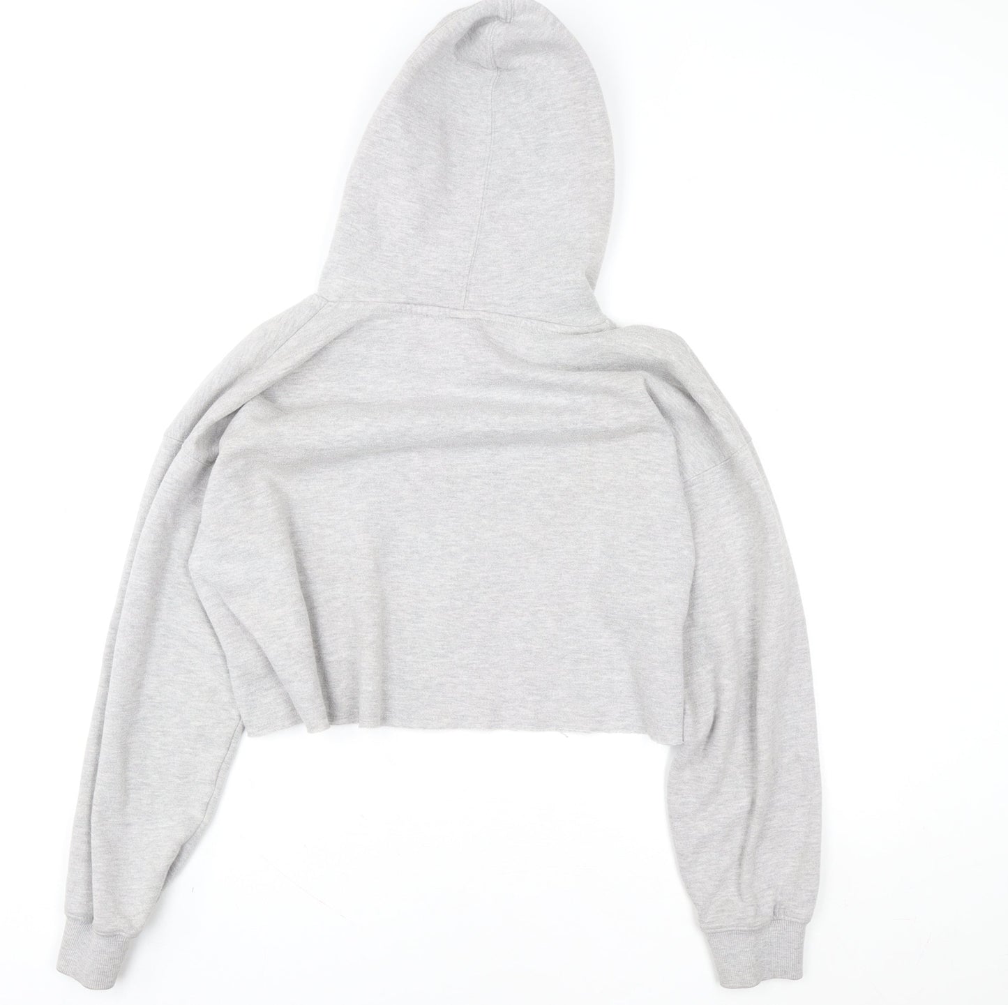 Womens UK M Relaxed NFL Grey Pullover Hoodie