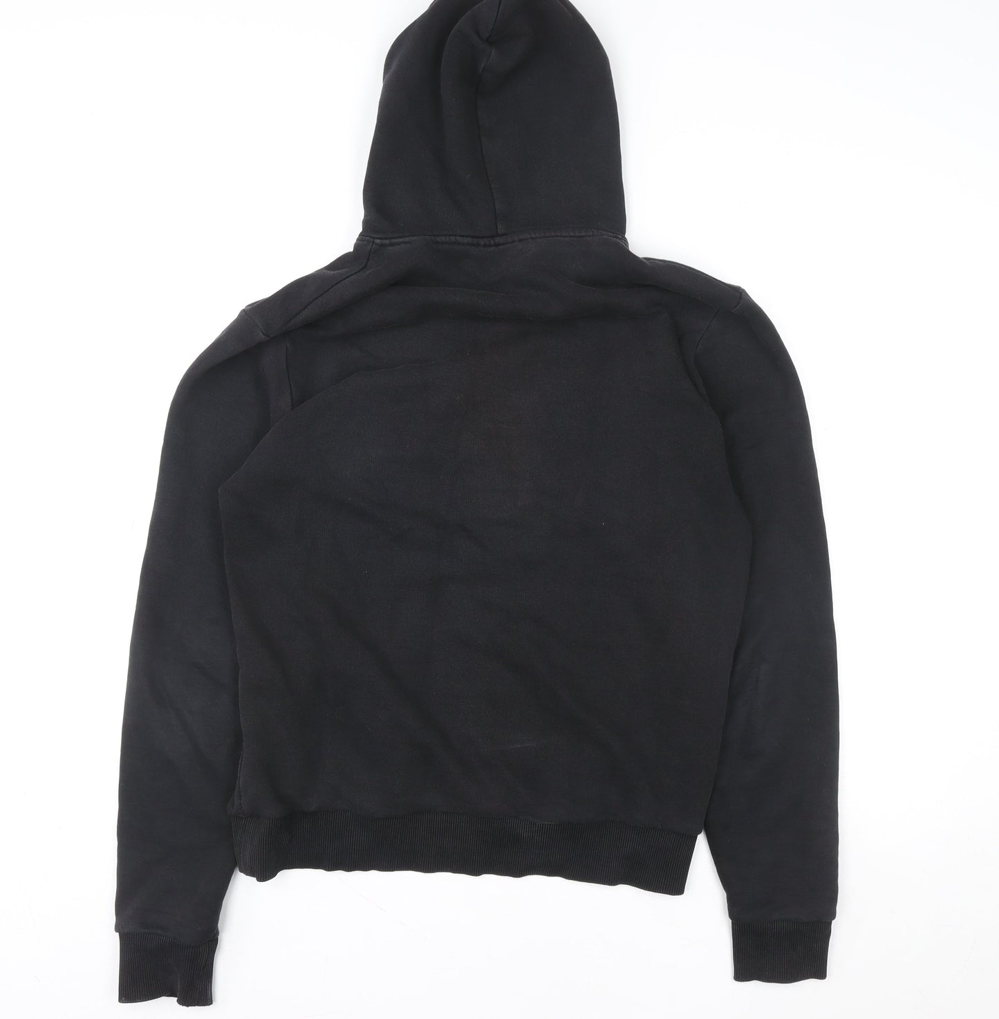 The Couture Club Womens Black Hoodie Medium Pullover Embroidered