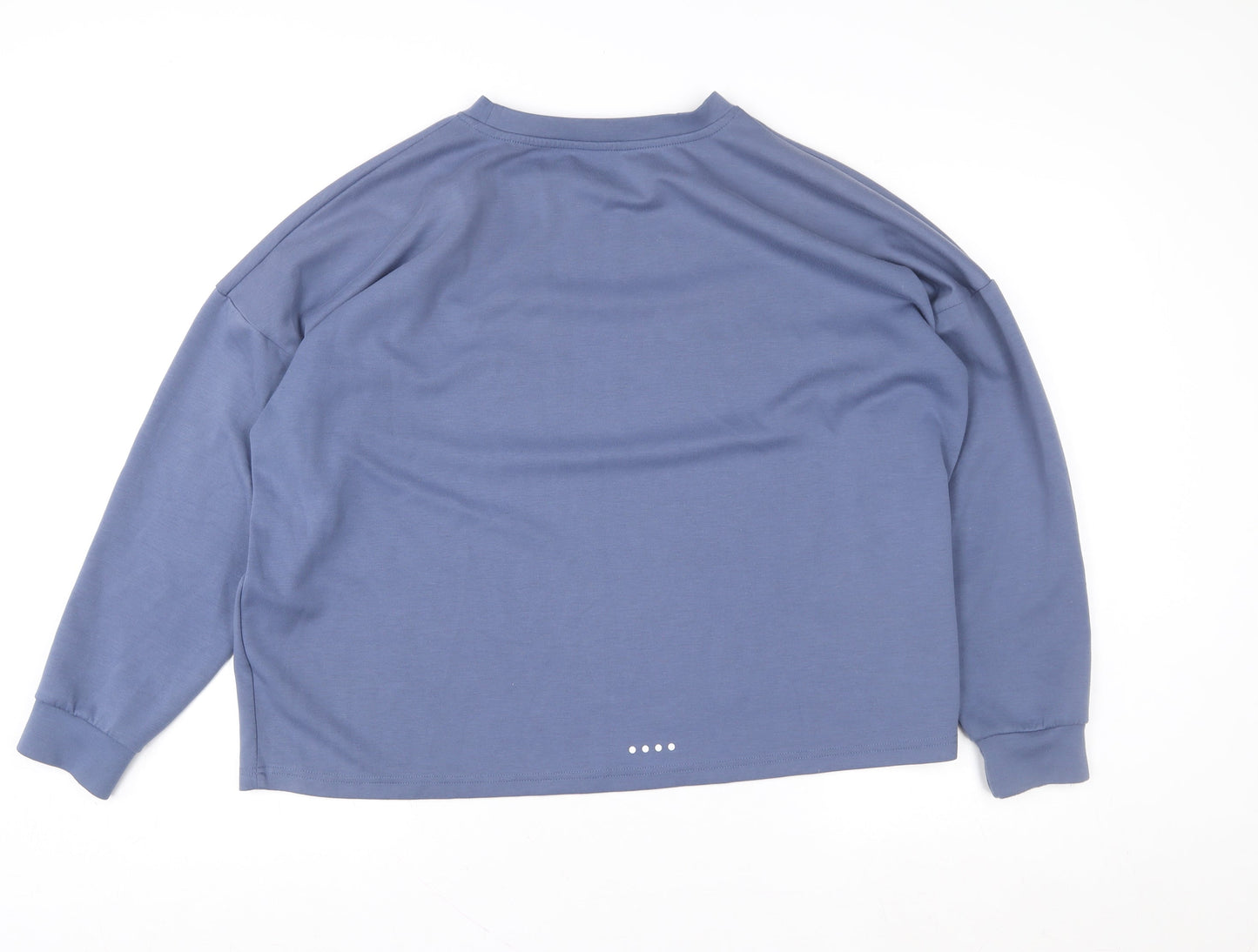 Souluxe Women Blue Athletics Club 1985 Pullover Sweatshirt XL