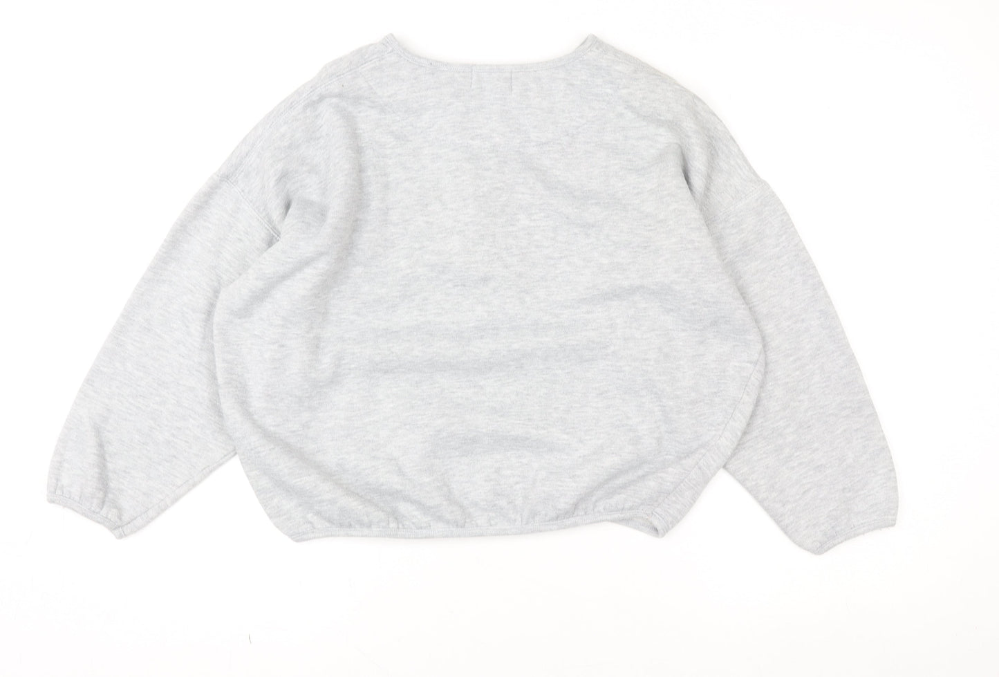 Marks and Spencer Women’s Grey Henley Pullover Sweatshirt M
