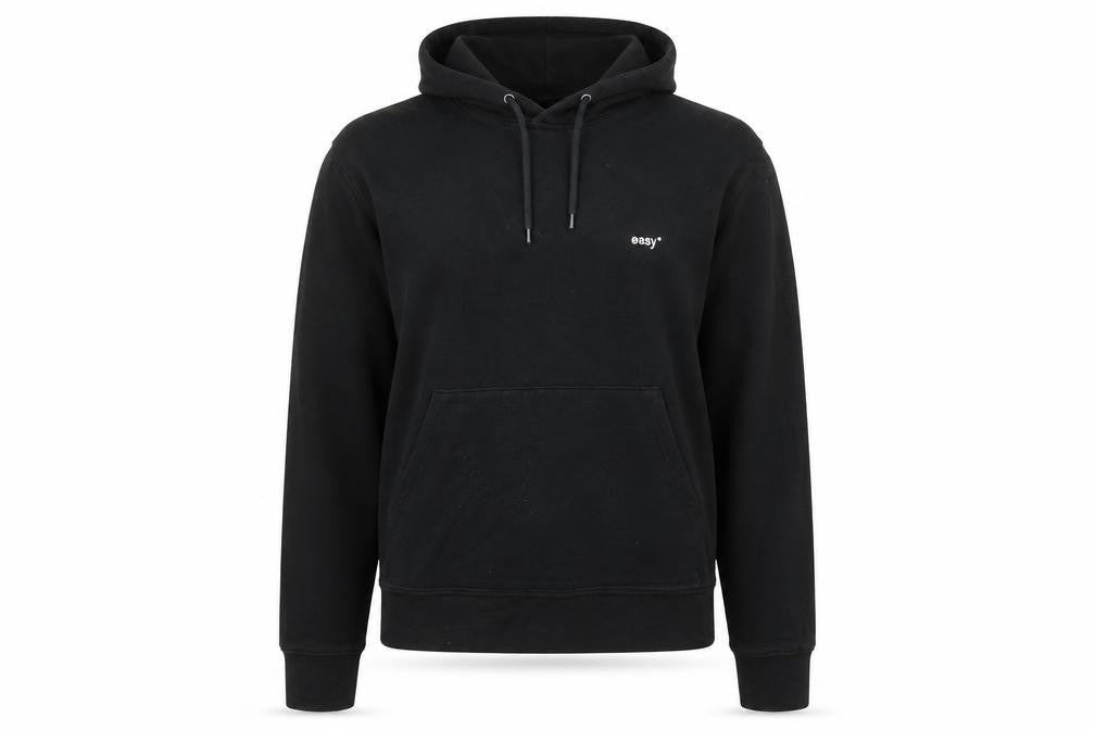 Topman Womens Black Pullover Hoodie Cotton Casual Sweatshirt Size S