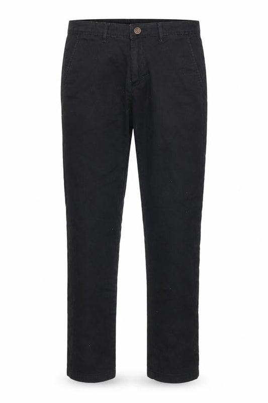 Jack & Jones Men's Black 32in Straight Fit Stretch Jeans