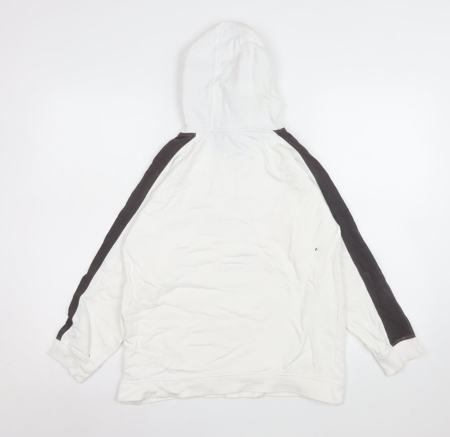 Rebel Teens White & Black Sport Hoodie 31-32in Chest Pullover