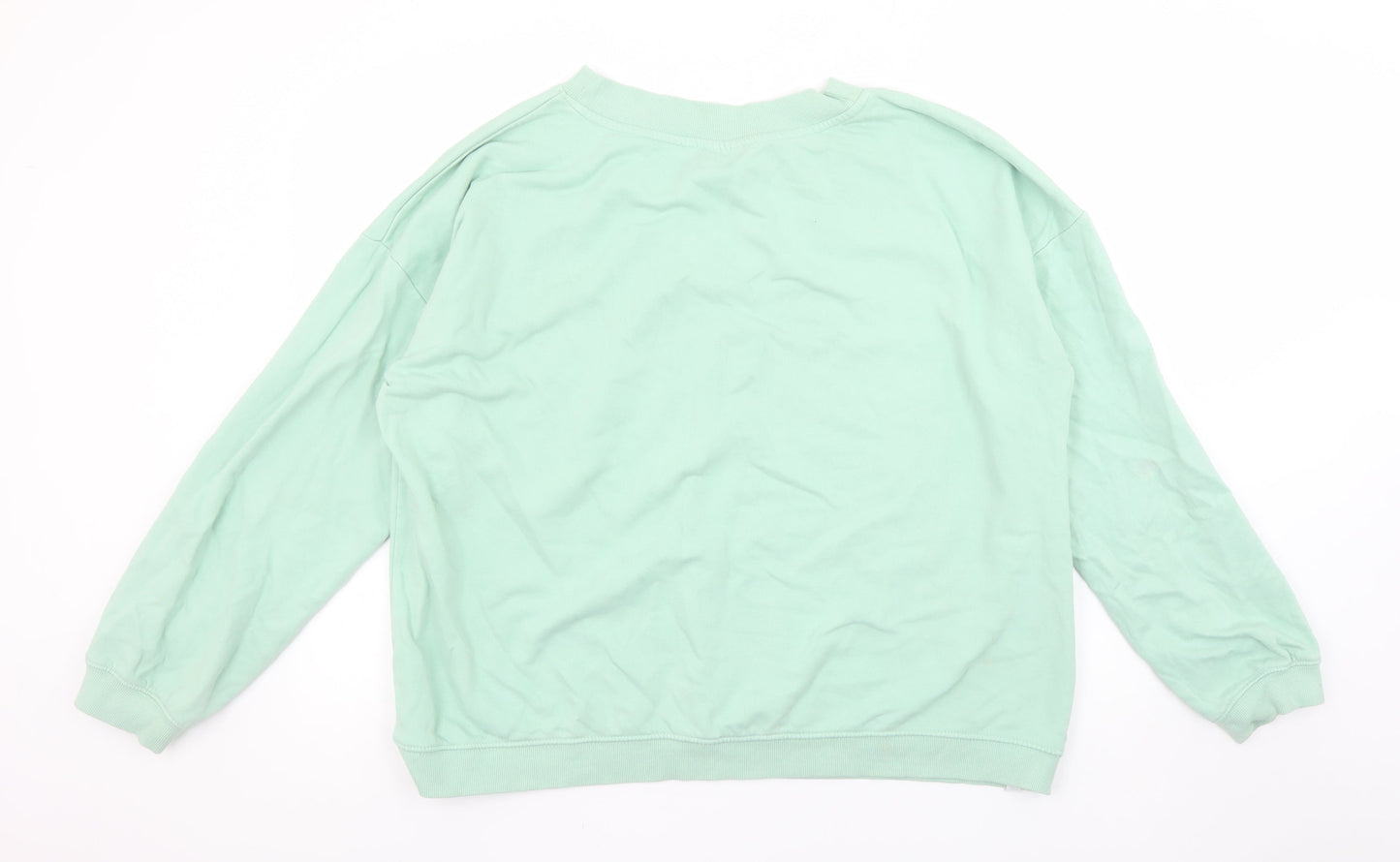 Bekkin Women’s Mint Green XXL V-Neck Pullover Sweatshirt
