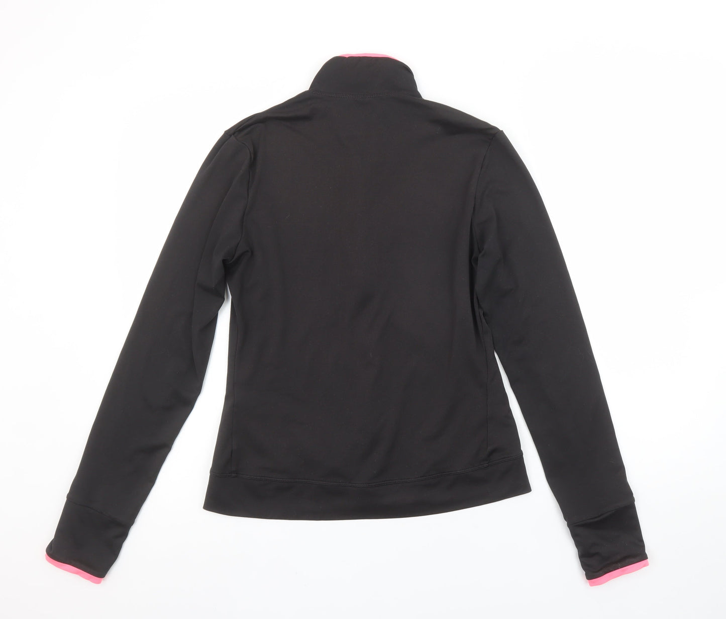 Domyos Women Black XS Full Zip Hoodie Jacket Sportswear