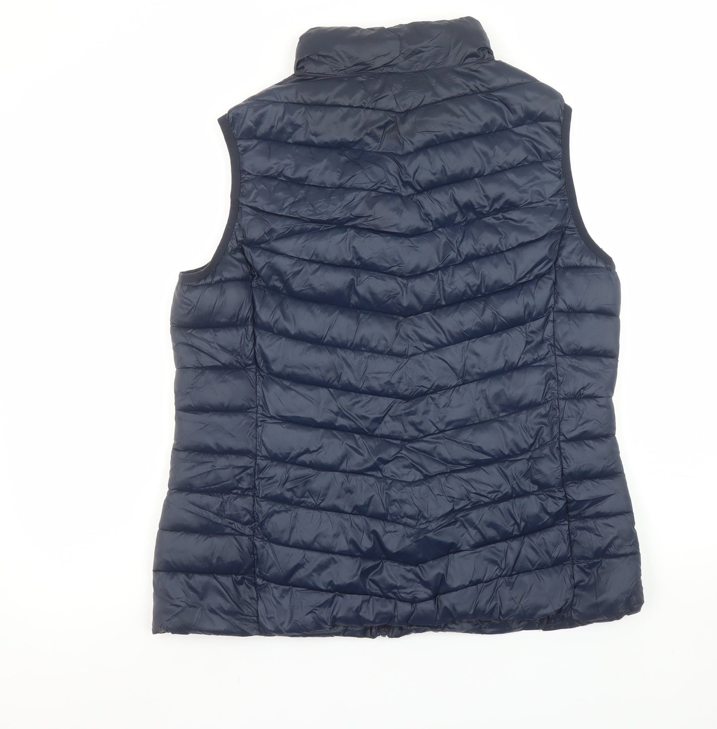 St. Bernard Men's Blue Puffer Waistcoat Medium 40in Full Zip Lightweight