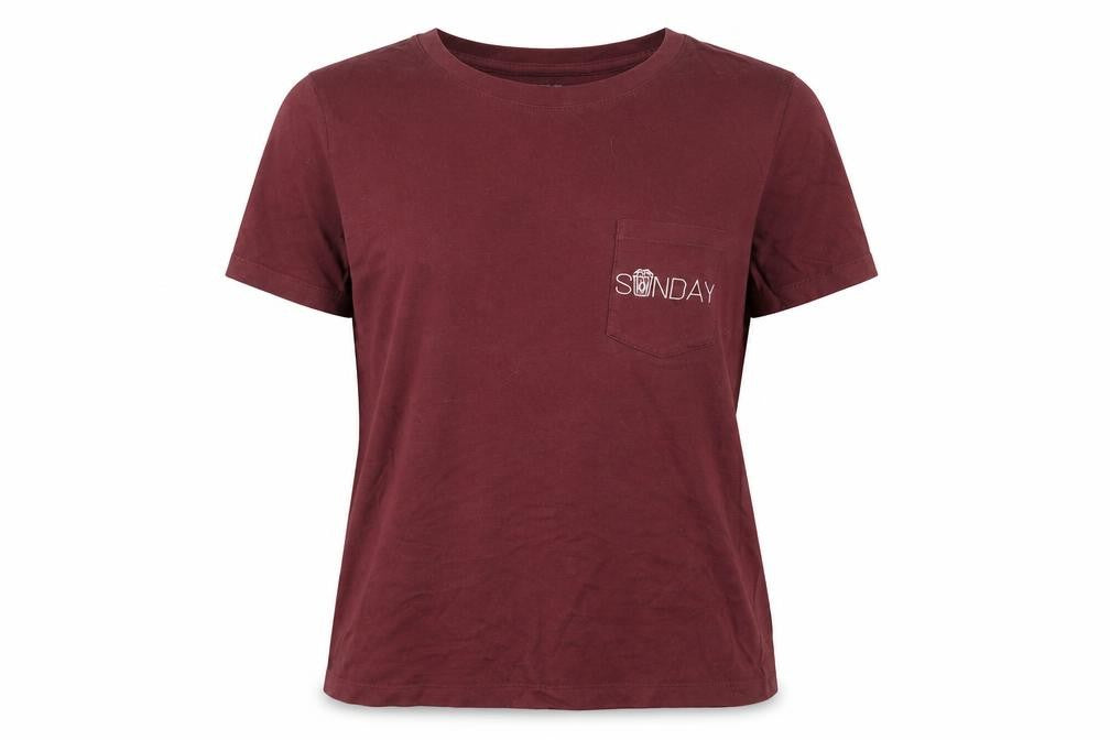 Vero Moda Women’s Red Cotton Crew Neck Short Sleeve T-Shirt Size S