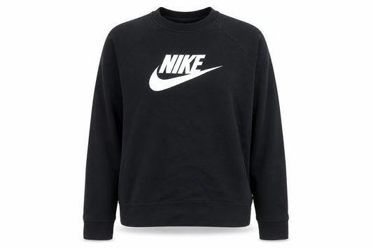 Womens UK L Regular Nike Black Pullover Sweatshirt
