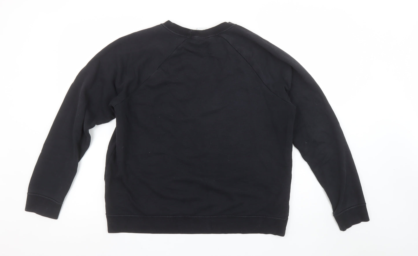 Womens UK L Regular Nike Black Pullover Sweatshirt