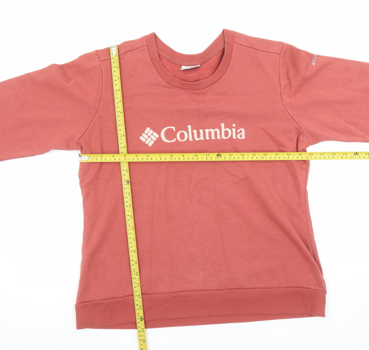 Womens UK L Regular Columbia Pink Pullover Sweatshirt