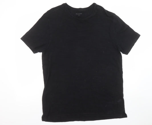 Mens UK Size L AllSaints Black  Cotton T-Shirt