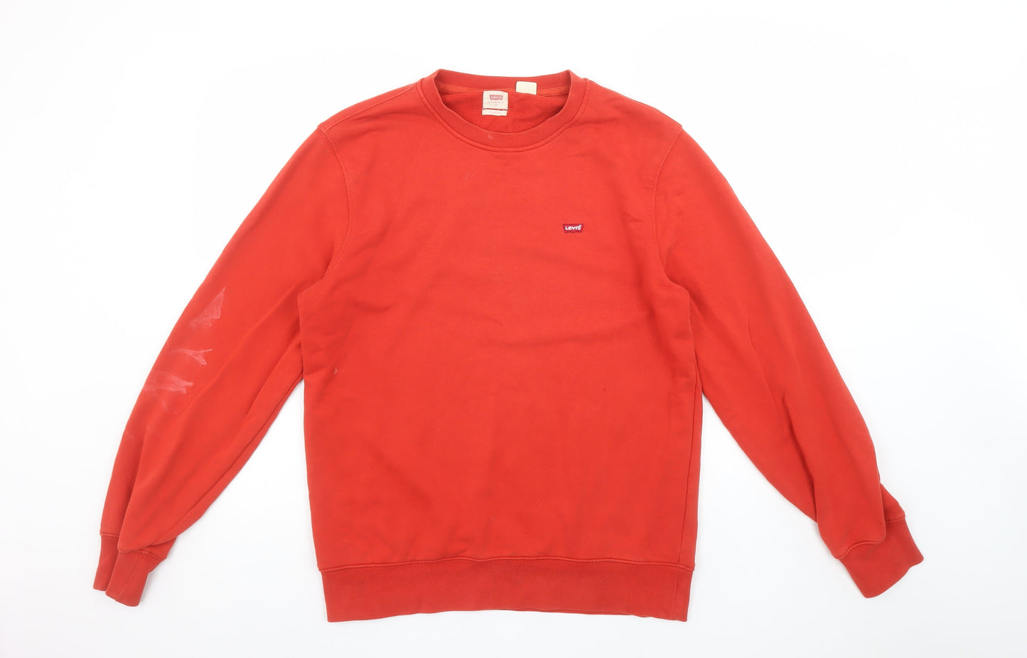 Mens UK S Classic Levi's Red Pullover Sweatshirt