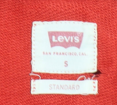 Mens UK S Classic Levi's Red Pullover Sweatshirt