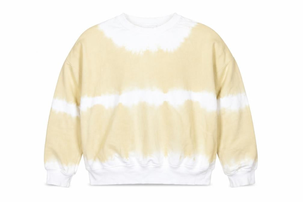 Marks and Spencer Men's Beige Tie Dye Sweatshirt Size S