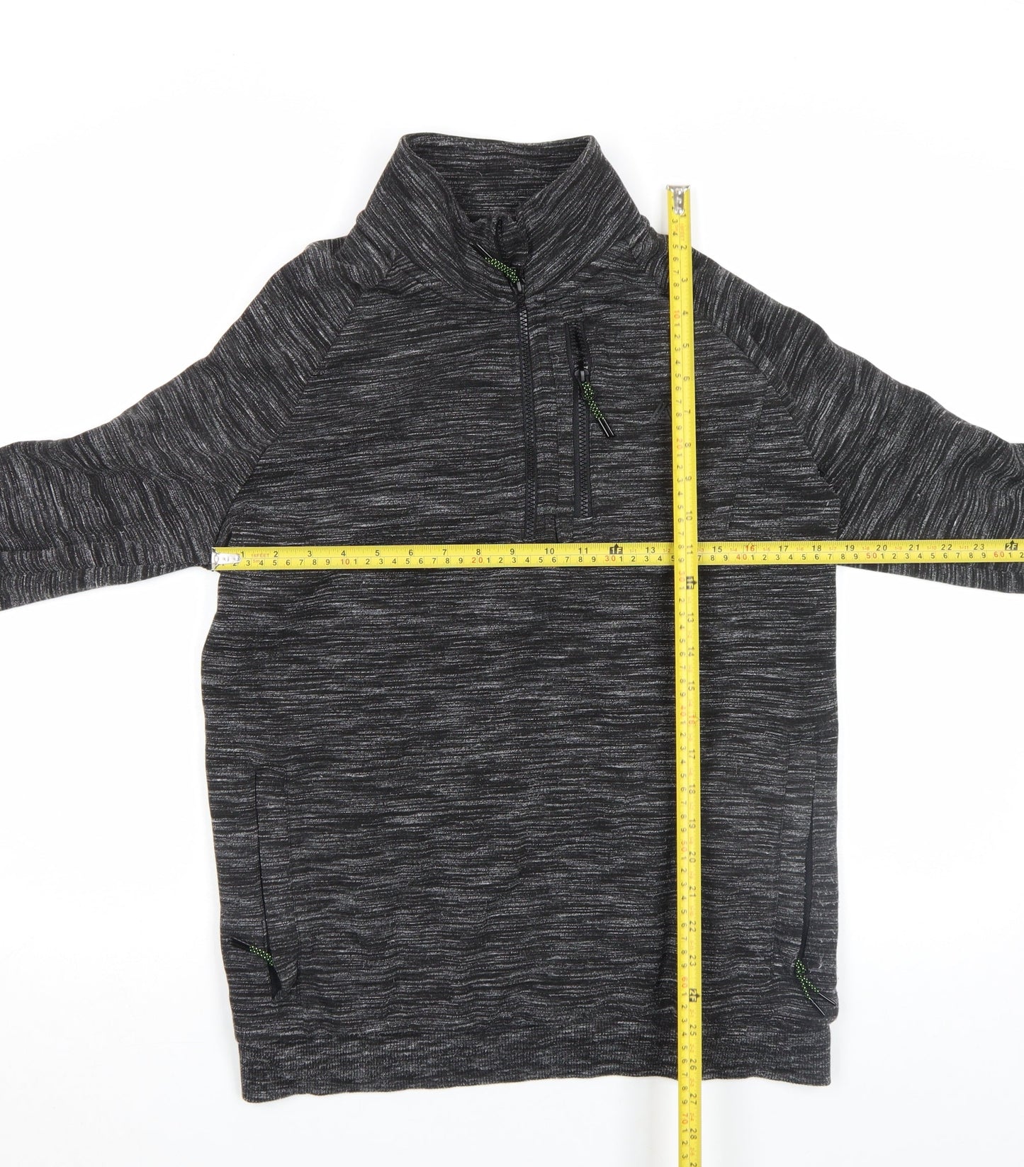 Next Men's Grey 1/4 Zip Pullover Sweatshirt Size M