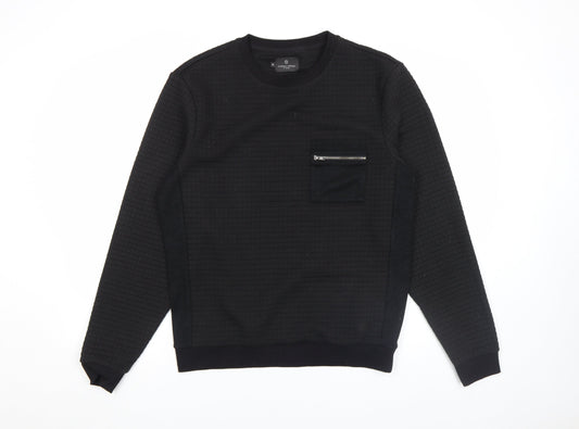 Casual Friday by Blend Men's Black Crew Neck Sweatshirt M Regular Fit