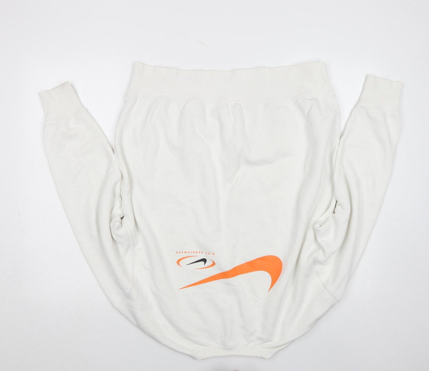 Mens UK S Regular Nike White Pullover Sweatshirt