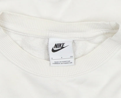 Mens UK S Regular Nike White Pullover Sweatshirt