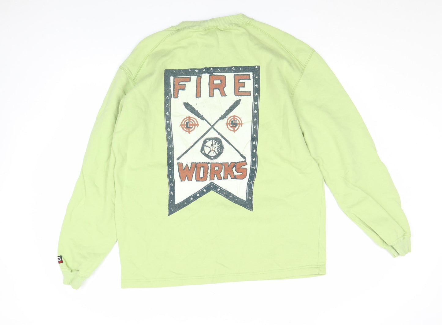 Activewear Women's Green Medium Crew Neck Pullover Sweatshirt