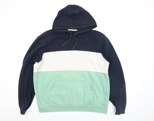 Mens UK L Regular Farah Multicoloured Pullover Hoodie