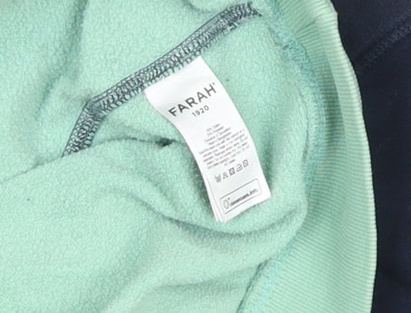 Mens UK L Regular Farah Multicoloured Pullover Hoodie