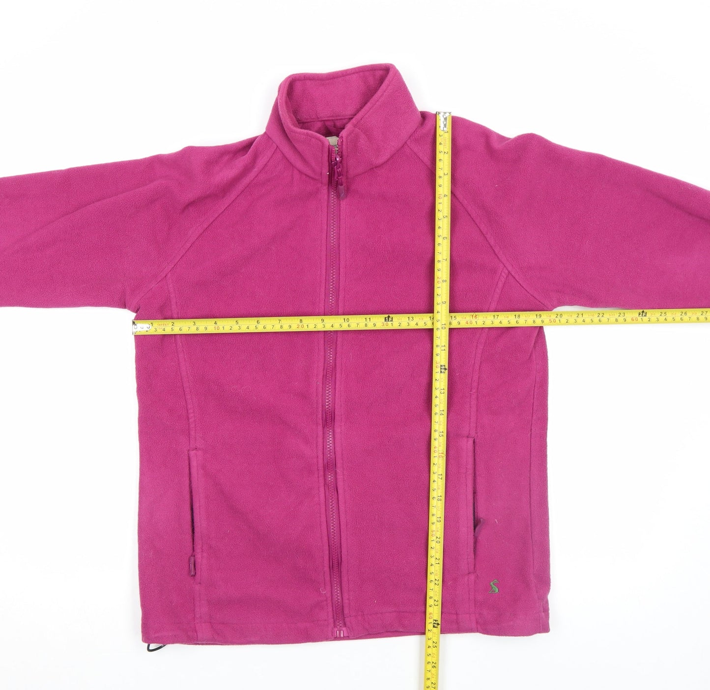 Womens UK 10 Regular Joules Pink Full Zip Sweatshirt