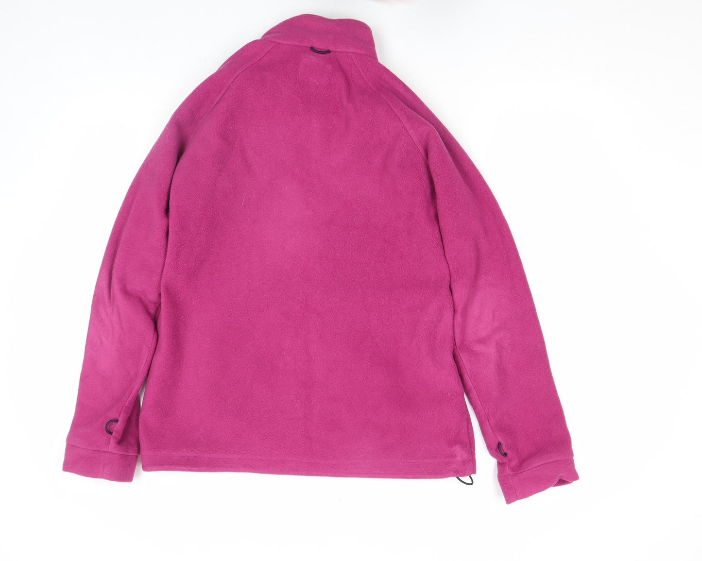 Womens UK 10 Regular Joules Pink Full Zip Sweatshirt