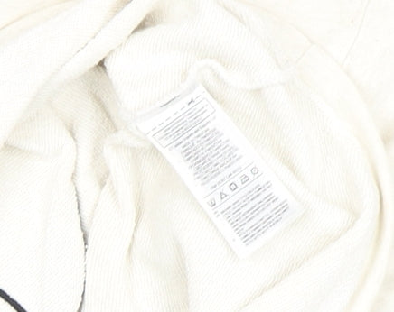 Womens UK 10 Regular adidas Ivory Pullover Sweatshirt