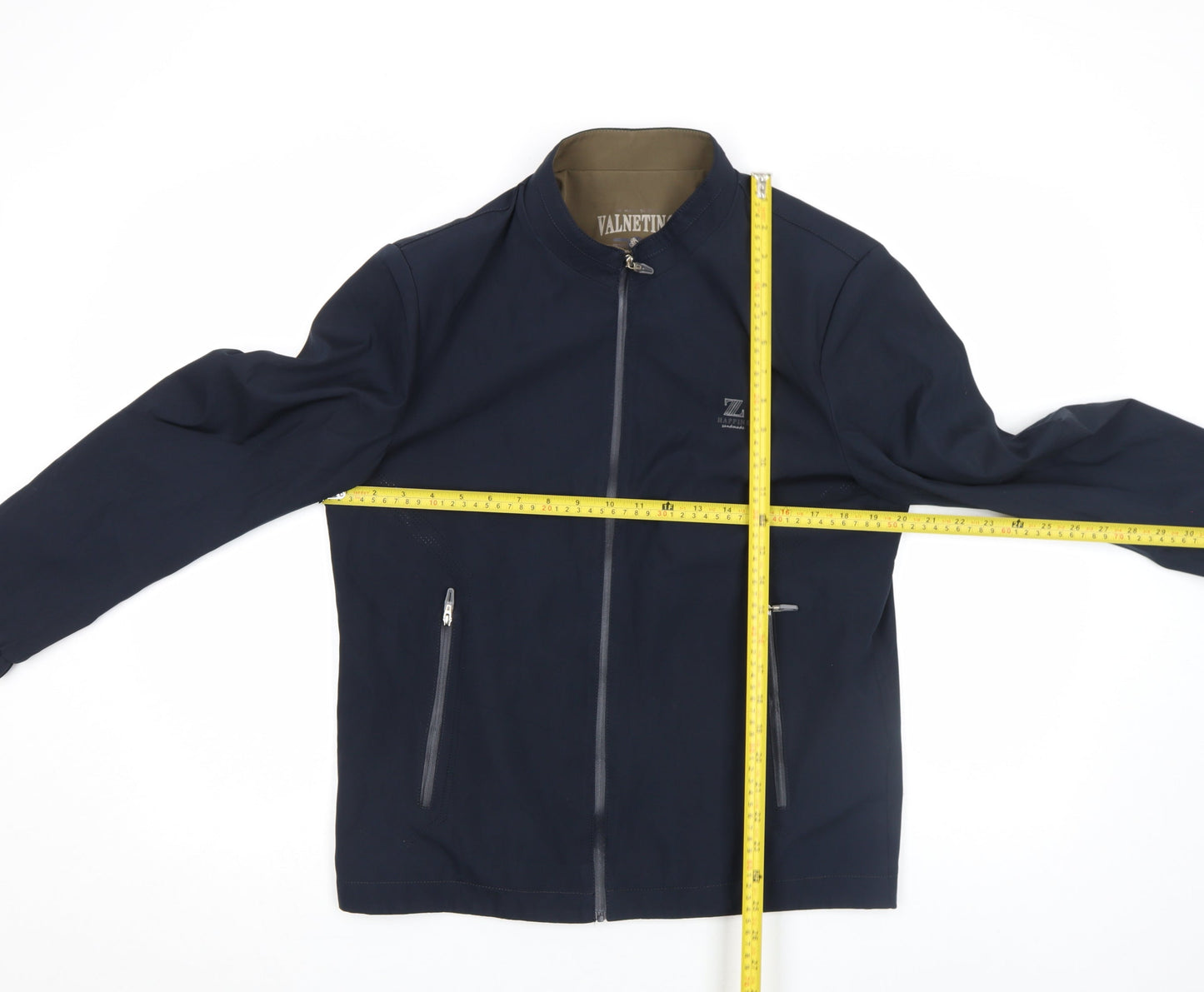 VALNETING Men's Blue XS Full Zip Softshell Casual Jacket