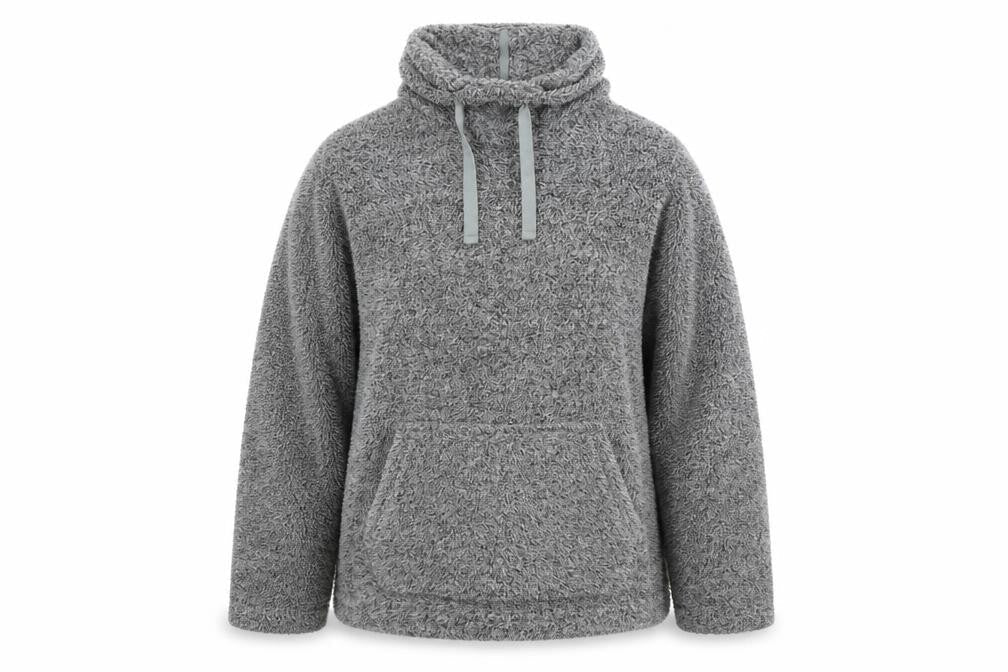 Marks and Spencer North Coast Grey Fleece High Neck Pullover Sweatshirt Mens M