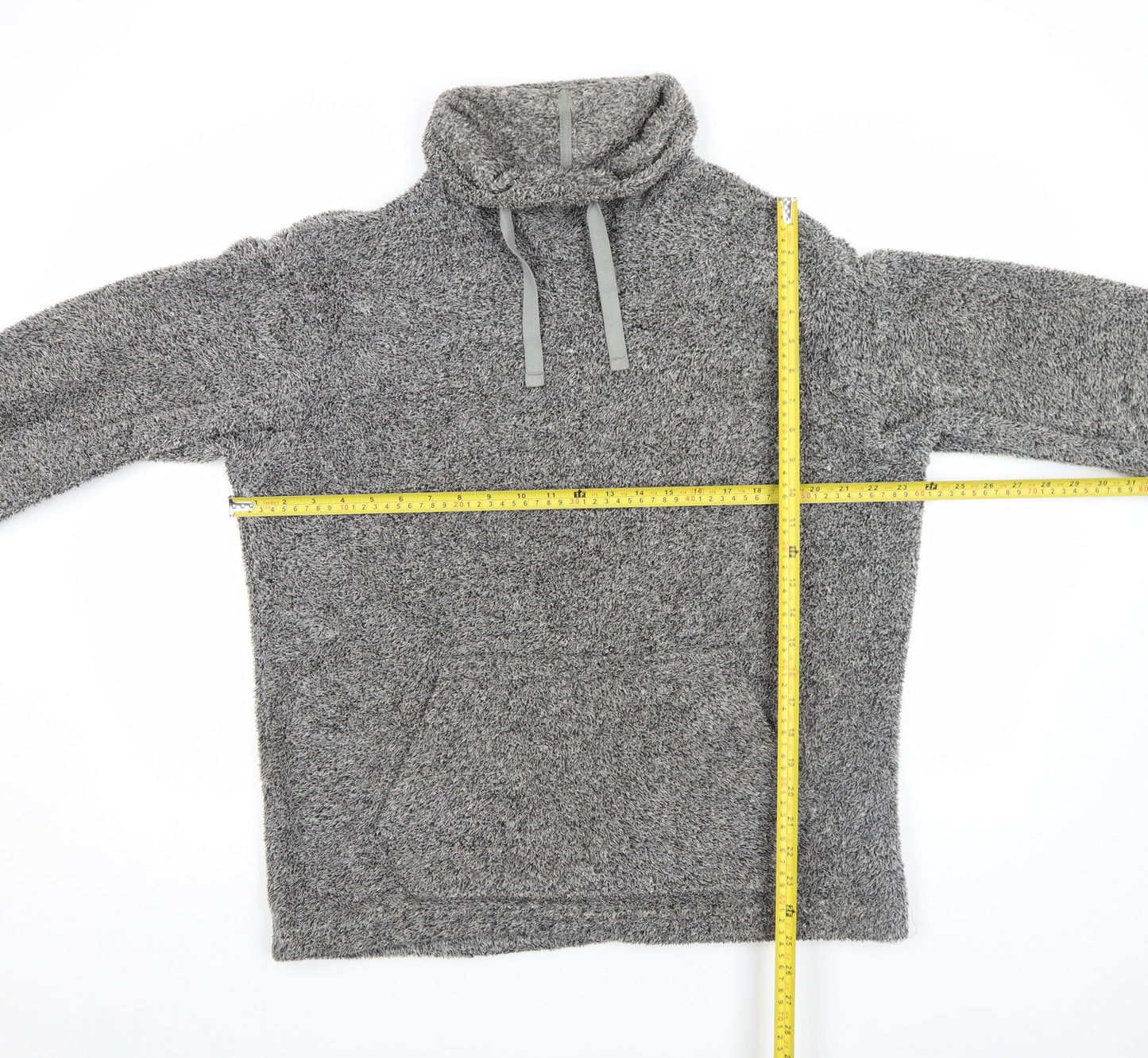 Marks and Spencer North Coast Grey Fleece High Neck Pullover Sweatshirt Mens M