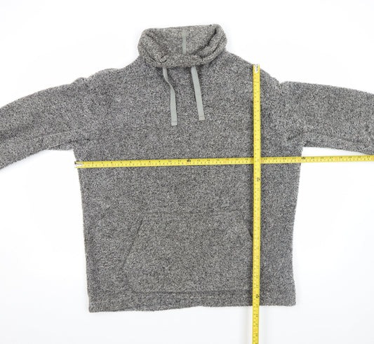 Marks and Spencer North Coast Grey Fleece High Neck Pullover Sweatshirt Mens M