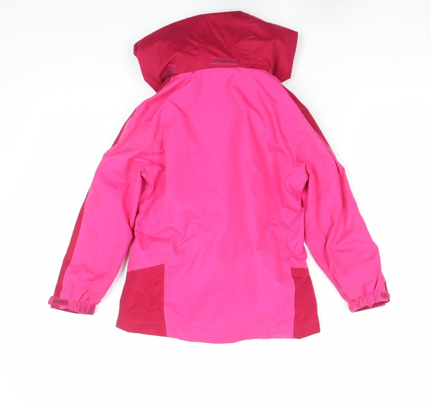 Peter Storm Girls Pink Waterproof Hooded Rain Jacket 5-6 Years