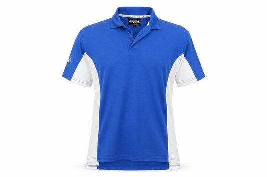 Mazon Men’s Blue Colourblock Sports Polo Shirt Size L