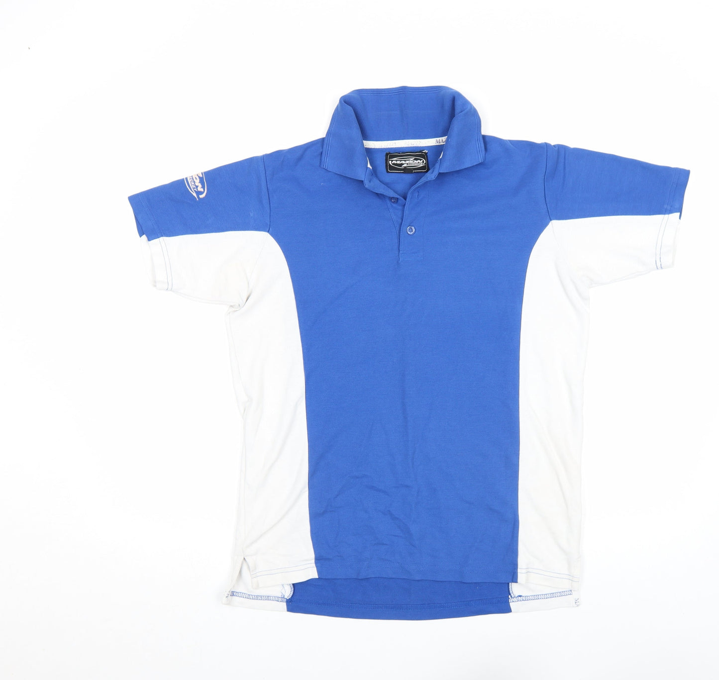 Mazon Hockey Men's Blue White Sports Polo Shirt Size S