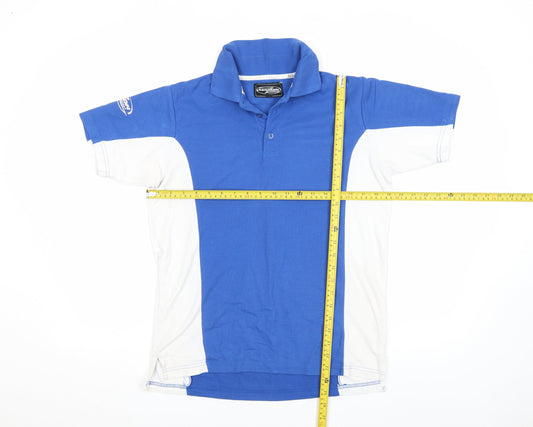 Mazon Hockey Men's Blue White Sports Polo Shirt Size S