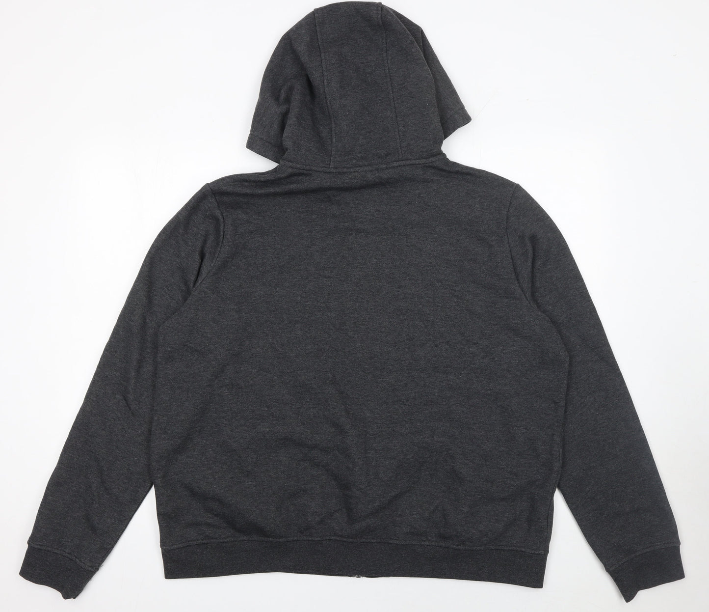 LA Gear Women’s Charcoal Full Zip Hoodie UK 20 Polyester Cotton Blend