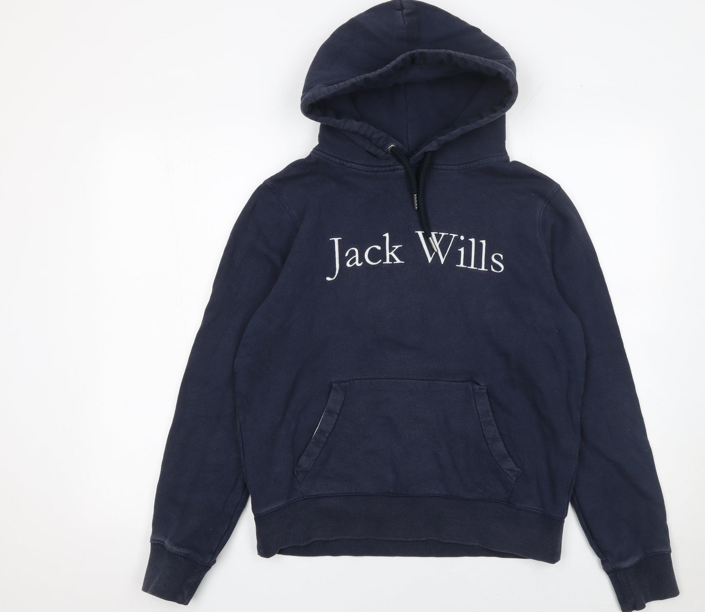 Womens UK 10 Regular Jack Wills Blue Pullover Hoodie