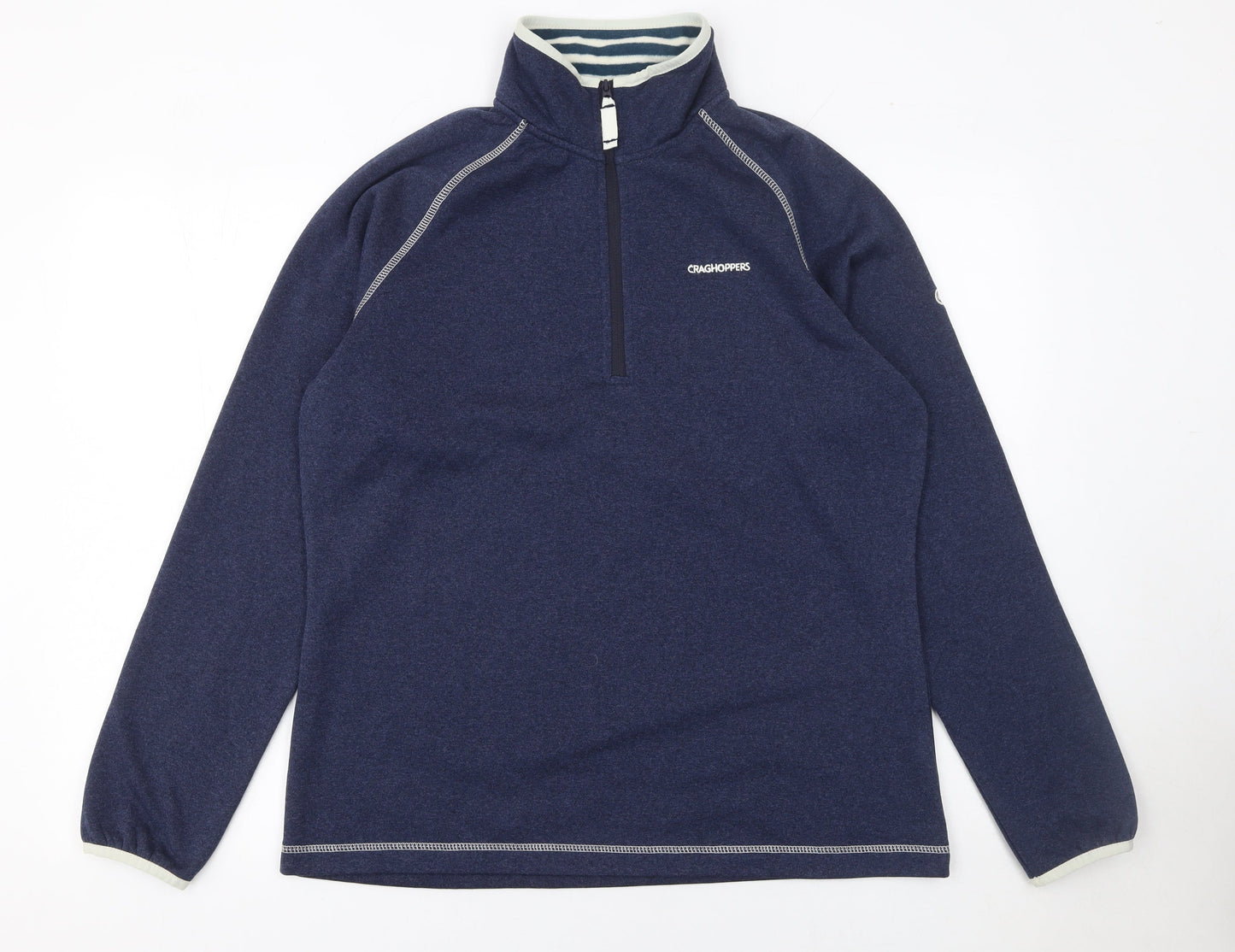 Womens UK 14 Regular Craghoppers Blue Pullover Sweatshirt