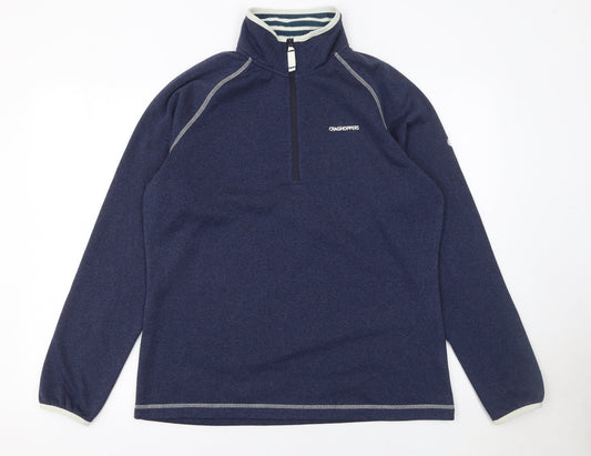 Womens UK 14 Regular Craghoppers Blue Pullover Sweatshirt