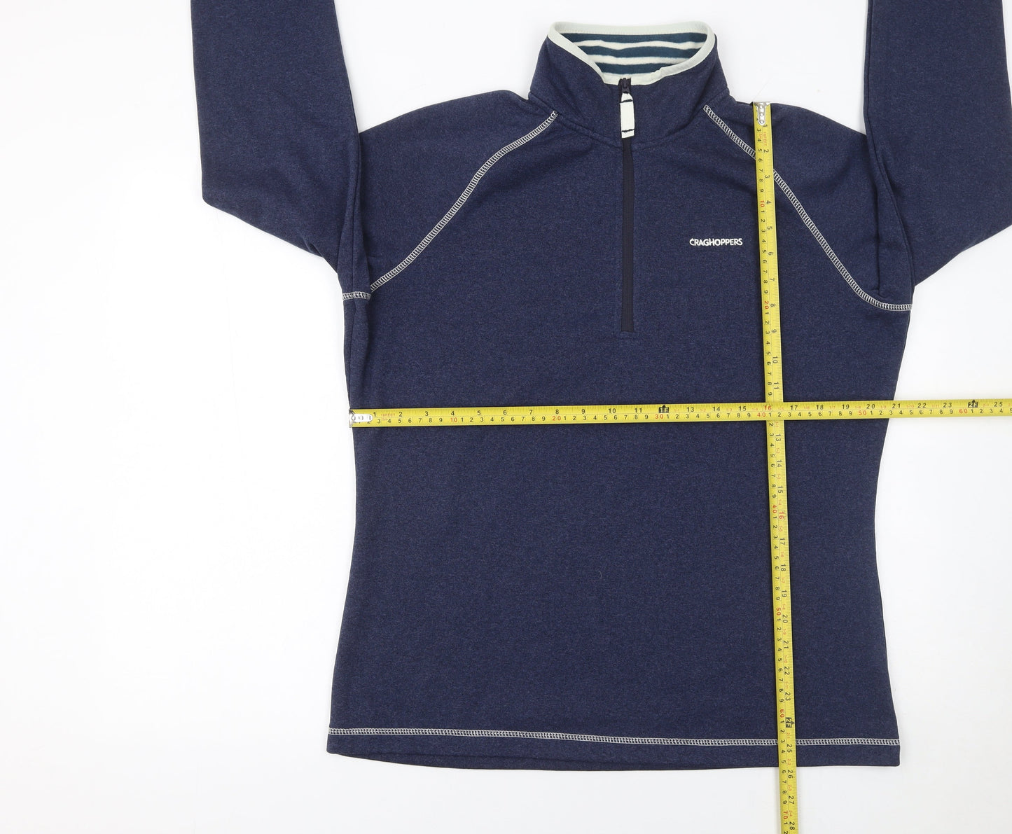 Womens UK 14 Regular Craghoppers Blue Pullover Sweatshirt