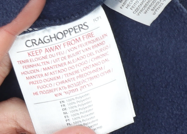 Womens UK 14 Regular Craghoppers Blue Pullover Sweatshirt