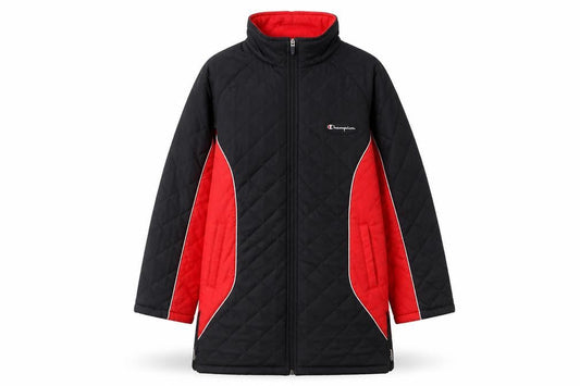 Champion Boys Black Quilted Full Zip Winter Jacket Size 11-12 Years