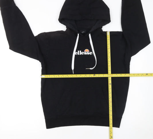 Womens UK 10 Regular ellesse Black Pullover Hoodie