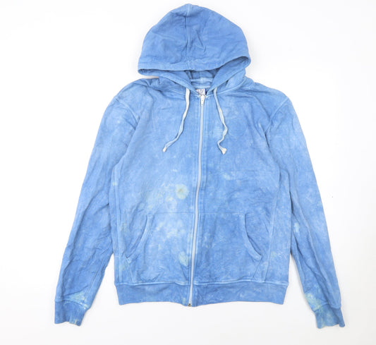 Leicester City Blue Full Zip Hoodie Women M Thai Indigo Collection