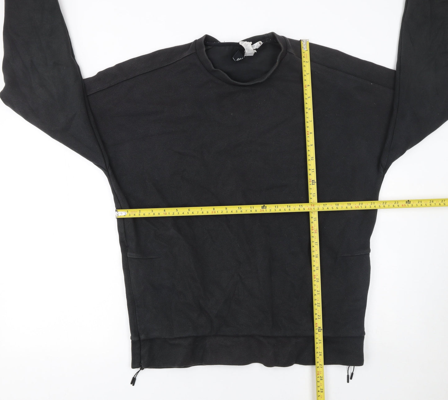 Mens UK L Regular adidas Black Pullover Sweatshirt